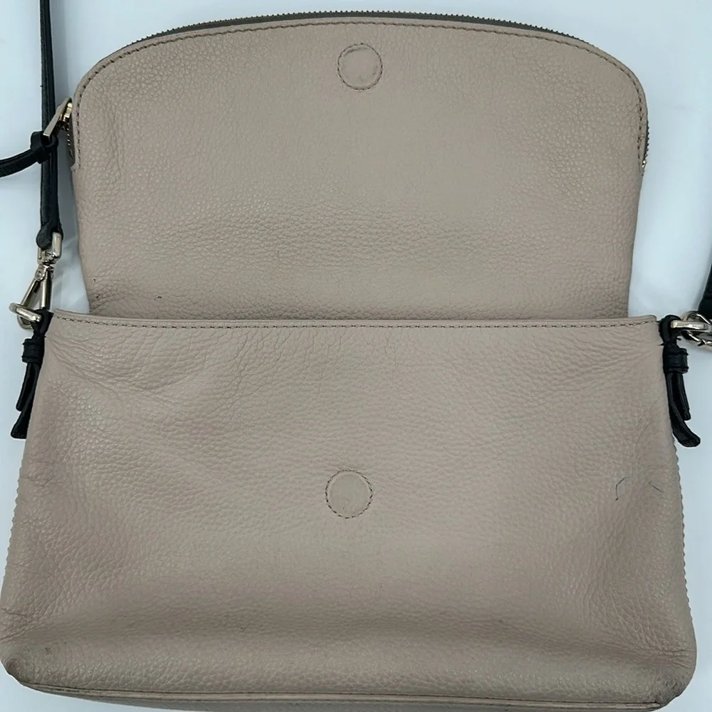 Kate Spade Two Tone Leather Crossbody Purse